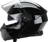 CMX Klapphelm Spacer glänzend schwarz + Ersatzvisier dunkel Produktbild-Vorschau 3