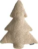 BELIANI Dekokissen 3er Set Hellbeige Bouclé Stoff mit Produktbild-Vorschau 6