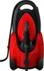A red and black steam iron with its base, shown from a front-facing angle against a white background. Produktbild-Vorschau