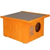 Springos® Katzenhaus aus Holz Outdoor Katzenhütte 49,5 x 58 Produktbild-Vorschau 3