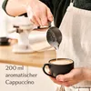 Cosumy Tasses à Cappuccino Noir avec soucoupes - Set de 6 - Voir les images du produit 2
