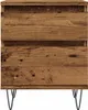 vidaXL Nachttische 2 Stk. Altholz-Optik 40x35x50 cm Produktbild-Vorschau 5