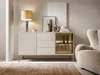 Moderne commode met ribbels, model LAGOS K2D3SZ, kasjmier Productafbeelding-voorbeeld 2
