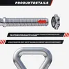Product details of an adjustable kettlebell, showing the threaded bar, star lock, and textured grip. Náhľad obrázku produktu