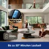 A modern living room scene with people using a wet dry vacuum cleaner. Produktbild-Vorschau