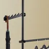 SoBuy Stojací věšák Úložný nábytek s 2 košíky Černý Moderní Náhled obrázku produktu 4