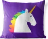 MuchoWow® Outdoor Kissen - Kinder Illustration Einhorn auf Produktbild-Vorschau 1