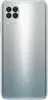 The back of a silver Huawei P40 Lite smartphone. Produktbild-Vorschau