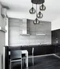 LUXOLAR Pendelleuchte 4-flammig E27 Schwarz Glasschirme Produktbild-Vorschau 5