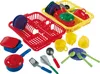 Spielküchen Zubehör Set 17-tlg. Kinder Kochgeräte Geschirr Produktbild-Vorschau 1