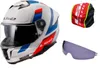 LS2 FF808 Stream II Vintage Helm, weiß/blau/rot, M (57/58) Produktbild-Vorschau 21