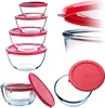 KADAX Schüssel-Set aus Glasschüsseln mit Deckel, Produktbild-Vorschau 1