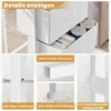 Sweetcrispy lot de 2 tables de nuit, commode de chevet avec Voir les images du produit 3