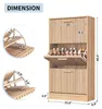 CDGlobal Schuhschrank mit Klappen, Schuhregal Schuhkipper Produktbild-Vorschau 7