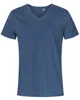 X.O V-Ausschnitt T-Shirt Herren, Marineblau-Melange, XS Produktbild-Vorschau 1