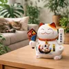 Glückskatze - Maneki-neko - Winkekatze aus Porzellan 15,5 Produktbild-Vorschau 7