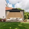 Outdoor Pavillonvorhang mit Sichtschutz - Khaki, Produktbild-Vorschau 8