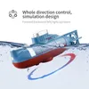 Mini RC ponorka, dálkově ovládaná loď, vodotěsná RC hračka Náhled obrázku produktu 13