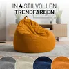 LUMALAND Sitzsack Cord Feincord 250L EPS Perlen Beanbag Produktbild-Vorschau 9