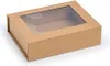 Magnetbox Kraft mit Fenster 200 x 150 x 55 mm (außen) B6 Produktbild-Vorschau 2
