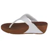 FitFlop Lulu Leather Toepost  Teenslippers - Wit - Maat 37 Produktbild-Vorschau 1