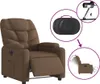 vidaXL Relaxsessel Elektrisch Braun Stoff Produktbild-Vorschau 6