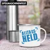 Trendation - Alltags-Held Lustige Emaille Tasse Büro Produktbild-Vorschau 3
