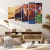 Bild auf Leinwand - Leinwandbild - 5 Teile - Manarola Bunt Produktbild-Vorschau 7