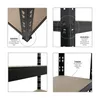 Collage of close-up images showing details of a shelving unit. Produktbild-Vorschau