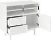 Credenza Flieks con illuminazione a LED, credenza con ante Anteprima dell’immagine prodotto 9