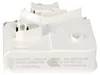 A white electronic component, likely a door lock mechanism for an appliance, is shown against a white background. Produktbild-Vorschau