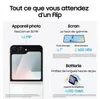 Samsung Galaxy Z Flip7 FE 5G Smartphone 256 Go Blanc Voir les images du produit 3