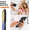 A collage of images showing a phone case and a family taking a selfie. Produktbild-Vorschau
