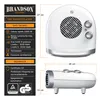 Termoventilatore Brandson 2000W, termostato regolabile, Anteprima dell’immagine prodotto 2