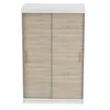 Schwebetürenschrank Kleiderschrank Neomi 04 Weiß Sonoma - Produktbild-Vorschau 8