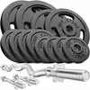 Hop-Sport Guss Hantel-Set 57kg  SZ-Stange Kurzhantelstange Produktbild-Vorschau 1