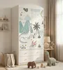 Kinderschrank Weiß 88x187 cm Kleiderschrank Kinder 2 Türen Produktbild-Vorschau 4