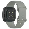 Strap-it Fitbit Sense 2 Silikon Armband Classic (Grau) - Produktbild-Vorschau 2