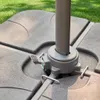 sweeek - Rechteckiger Ampelschirm 3x4 m - Grau Produktbild-Vorschau 7