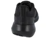 The back view of a black Adidas running shoe against a white background. Podgląd zdjęcia produktu