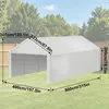 ACXIN 4x8 mètres, abri de jardin multifonctionnel avec Voir les images du produit 2
