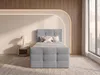 AX LIVING Boxspringbett 120x200 cm Defne Hellgrau - Produktbild-Vorschau 4