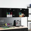 vidaXL Szafki ścienne do garażu 2 szt. czarny materiał Podgląd zdjęcia produktu 2