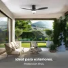 Cecotec 08499, Domáci lopatkový ventilátor, Priehľadná, Náhľad obrázku produktu 10