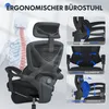 FLEXISPOT Ergonomischer Bürostuhl mit 3D-Kopfstütze, Produktbild-Vorschau 4