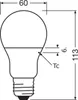 OSRAM LED-Lampe STAR CLASSIC A 60 E27 8,5 W matt Produktbild-Vorschau 9