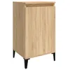 vidaXL Nočné stolíky 2 ks Sonoma dub 40x35x70 cm odvodený Náhľad obrázku produktu 5