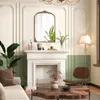 COSTWAY Barok Spiegel, goud, 61 x 90 cm, wandspiegel met Productafbeelding-voorbeeld 2