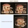Puppenhaus Miniatur DIY Mini Haus Kit mit LED-Leuchten und Produktbild-Vorschau 7