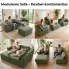 Cord Modulsofa mit Tiefsitz, frei kombinierbares Ecksofa Produktbild-Vorschau 9